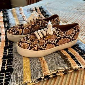Superga snakeskin sneakers